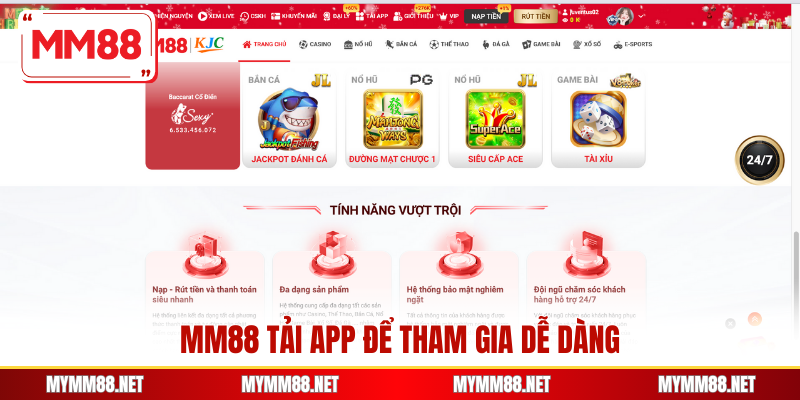 MM88 tải app để tham gia dễ dàng