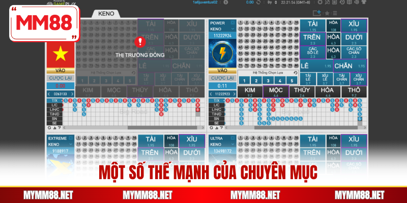 Một số thế mạnh của chuyên mục