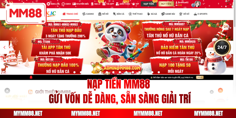 Nạp Tiền MM88 - Gửi Vốn Dễ Dàng, Sẵn Sàng Giải Trí