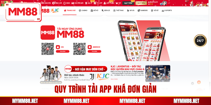 Quy trình tải app khá đơn giản